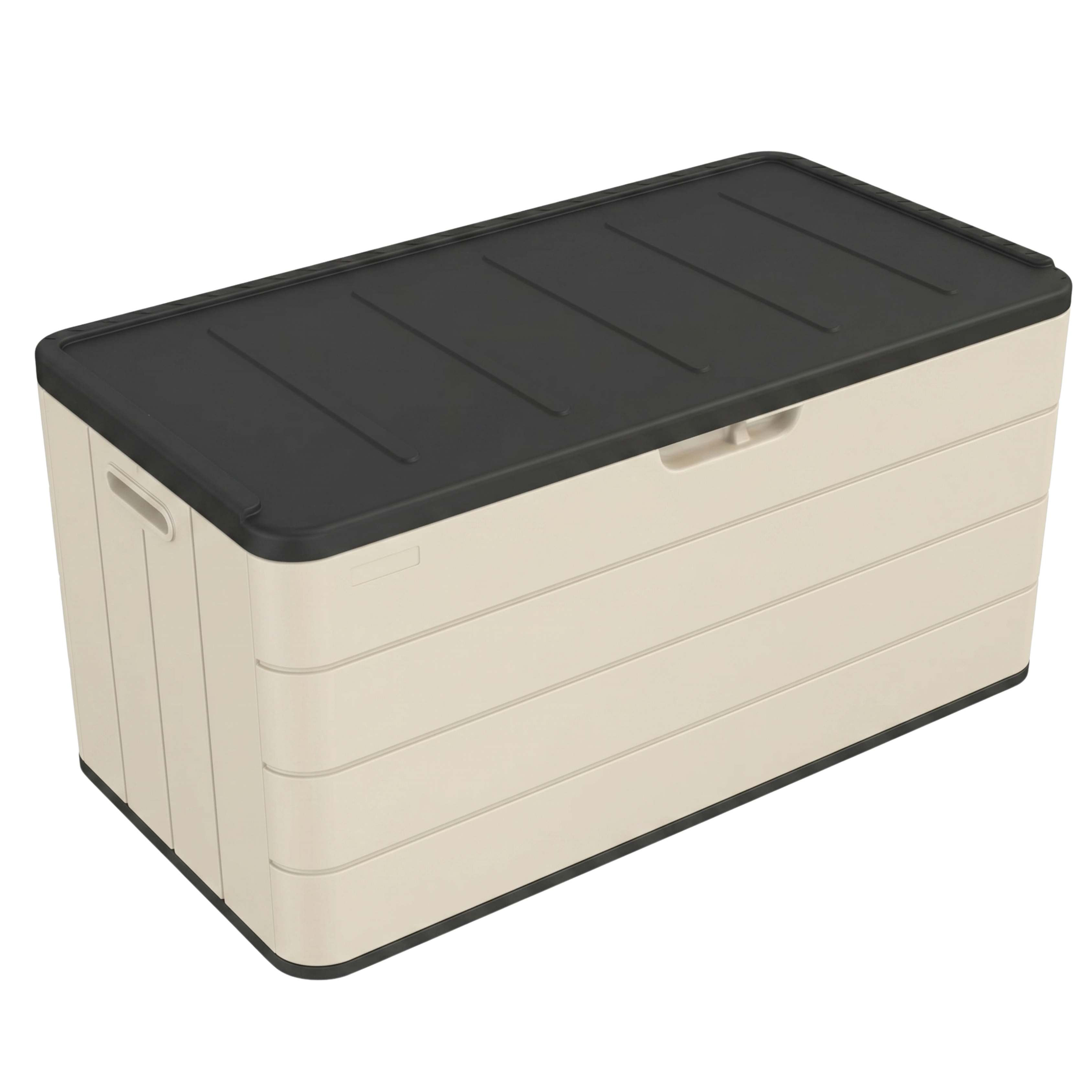 568 L Yard Storage Bin Resin Box with Lid for Equipment Organization
