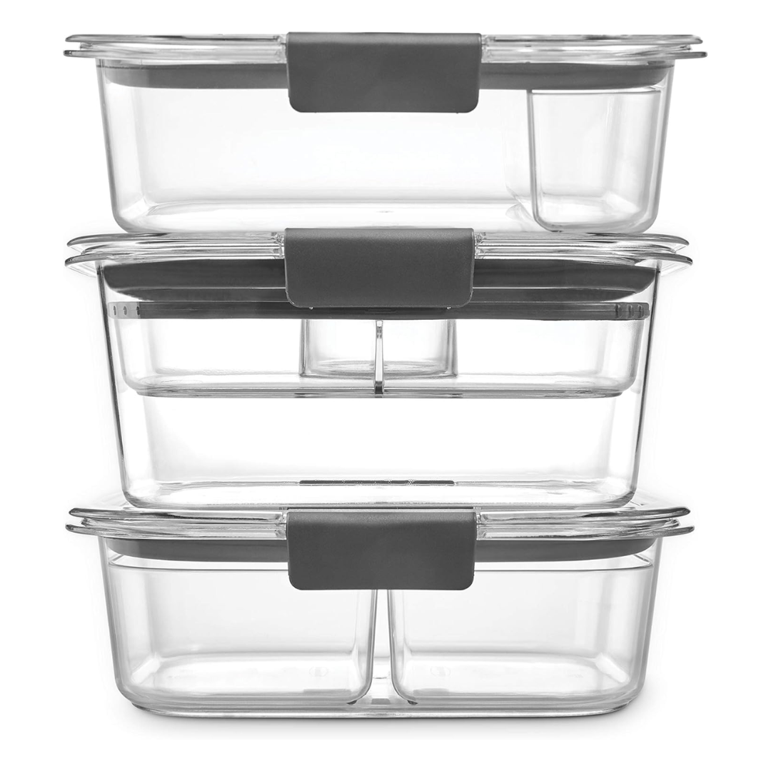 Airtight Food Containers with Lids for Meal Prep and Storage