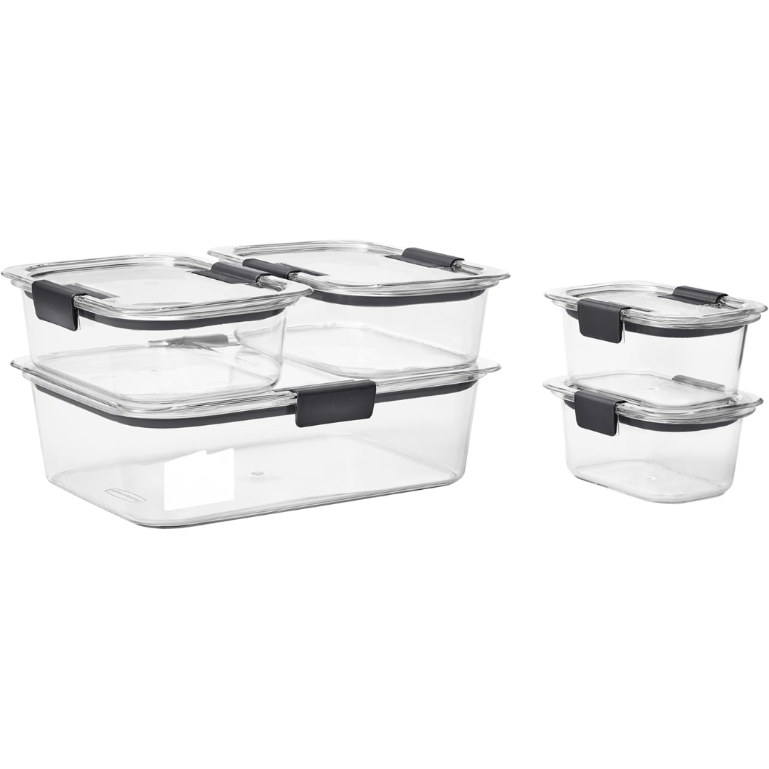 Airtight Food Containers with Lids for Meal Prep and Storage