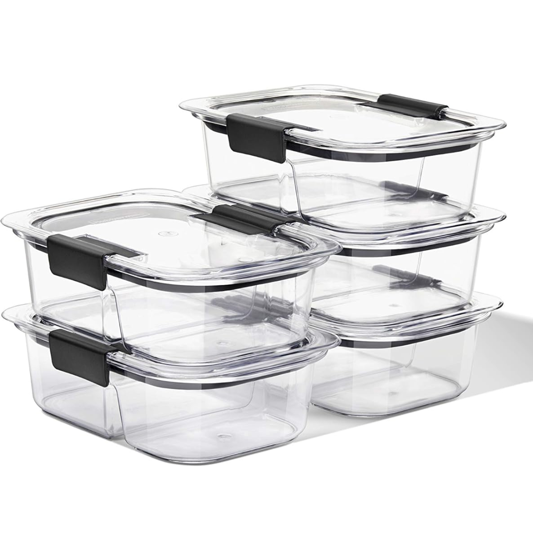 Airtight Food Containers with Lids for Meal Prep and Storage