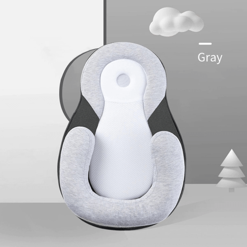Ergonomic Baby Lounger With Flat Base For Awake-Time Support