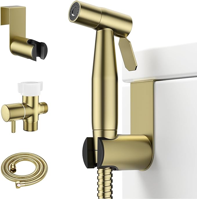 Handheld Toilet Bidet Sprayer with Adjustable Water Pressure Control