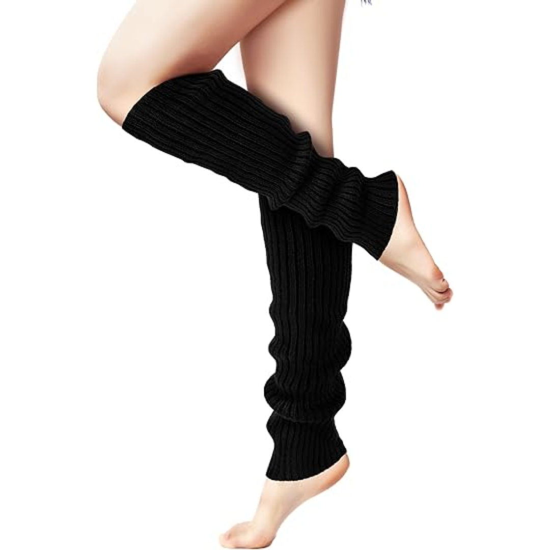 Knitted Leg Warmers for Women 80s Party Dance Yoga Fashion Accessory