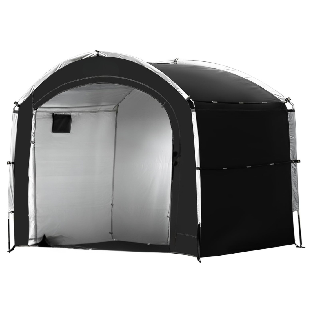 Outdoor Bike Storage Tent Shed Water-resistant Cover for 2–8 Bikes