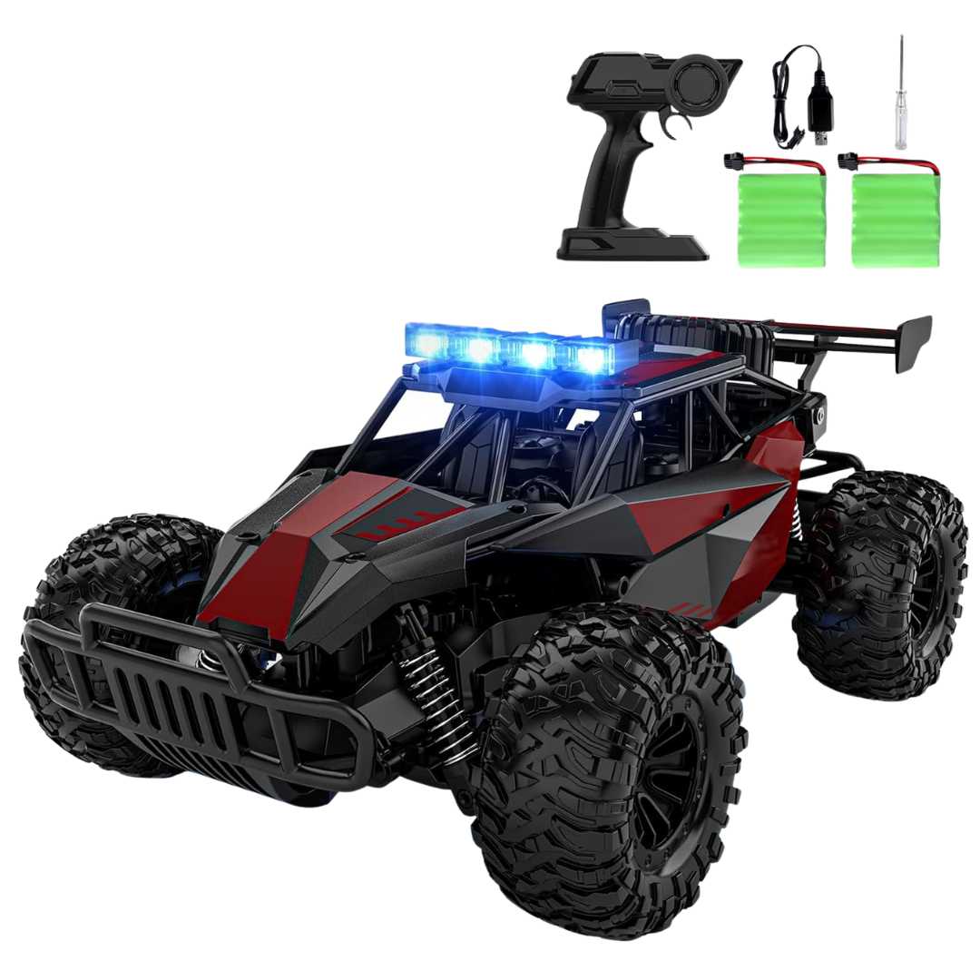 Remote Control Car for Kids and Adults with LED Lights and Battery