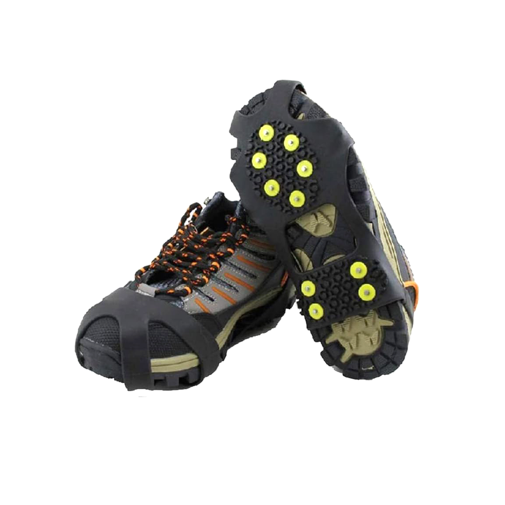Snow Cleats with Steel Spikes for Shoes and Boots