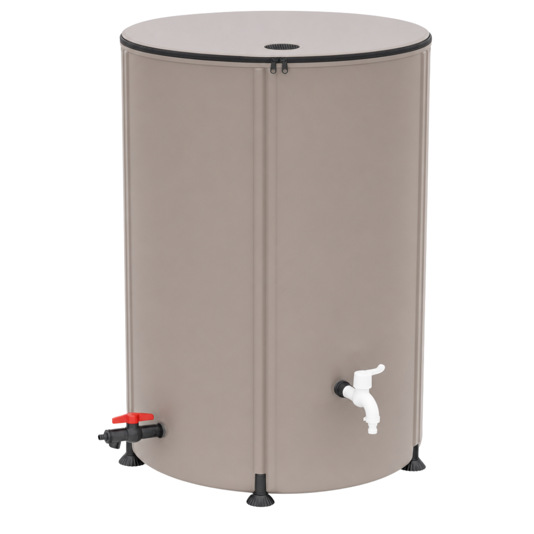105 Gallon Collapsible Rain Barrel for Garden & Gutter Collection