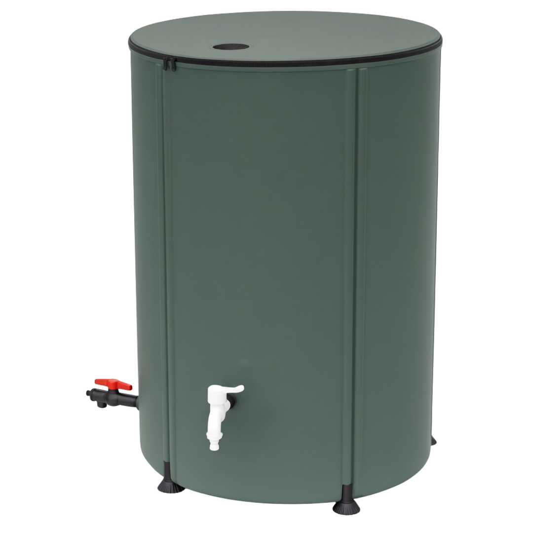 105 Gallon Collapsible Rain Barrel for Garden & Gutter Collection