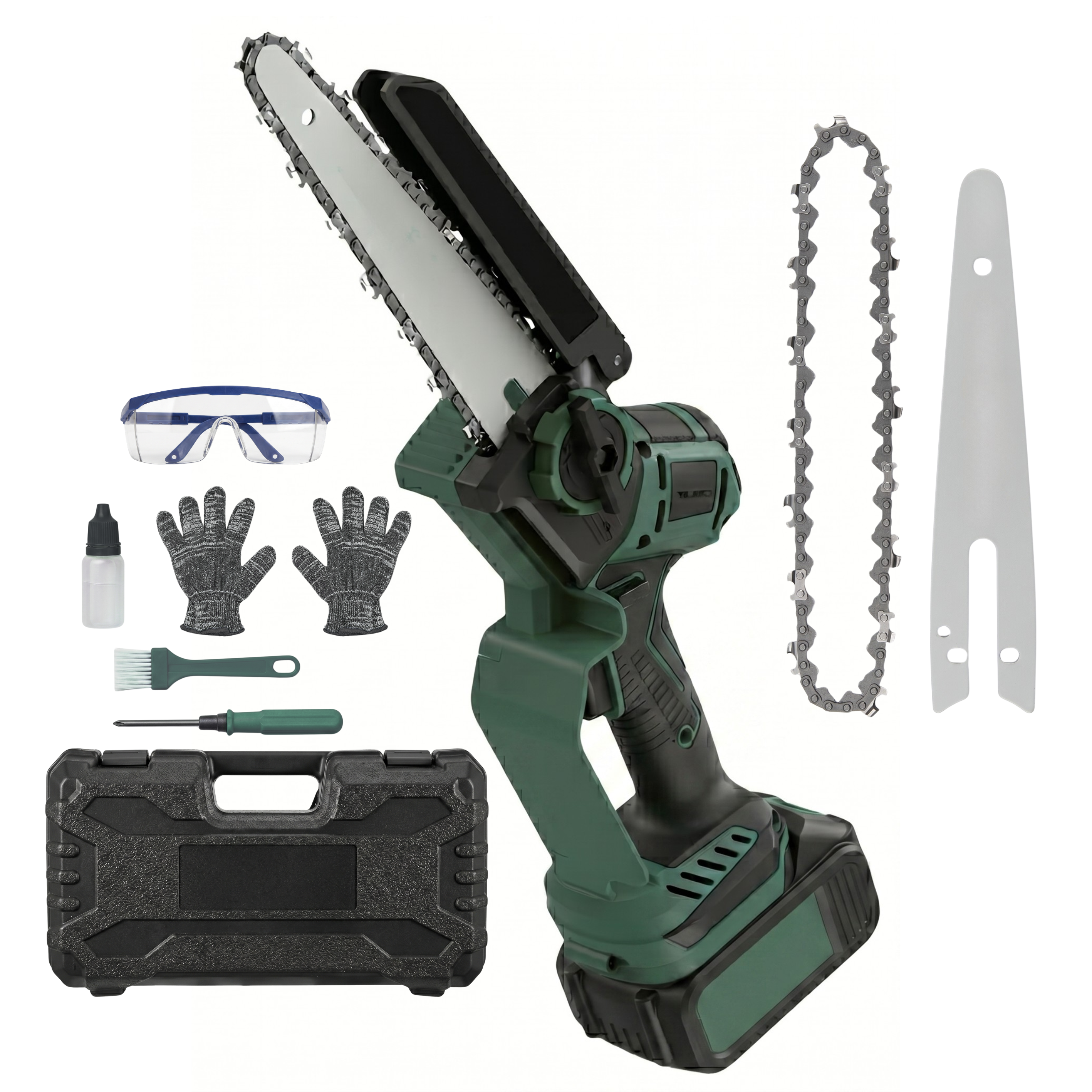 20V Cordless Mini Chainsaw Battery System Wood Cutting Device