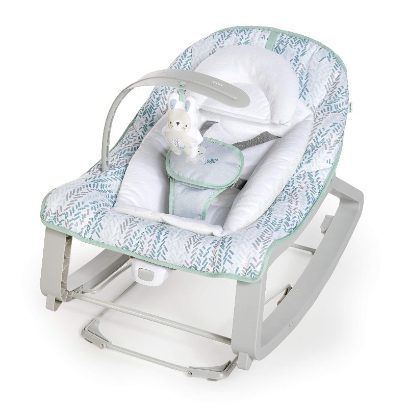 3-in-1 Baby Bouncer, Rocker & Toddler Seat with Vibration and Toy