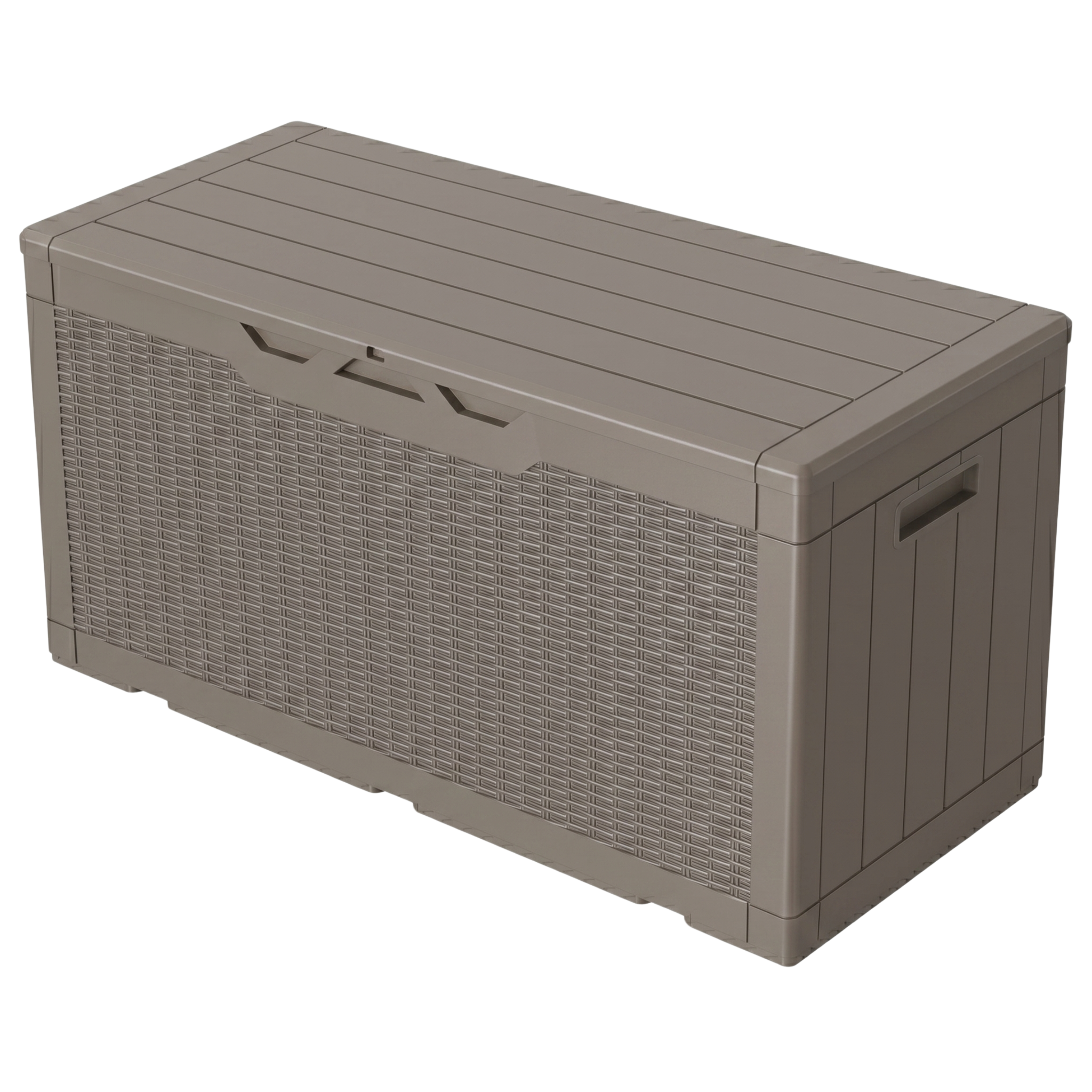 378.5 L Deck Storage Box with Hydraulic Lid and Side Handles