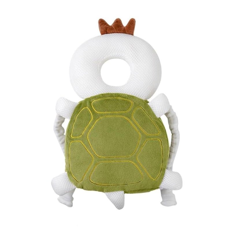 Adjustable Baby Head Protector with Soft Padding and Animal Design