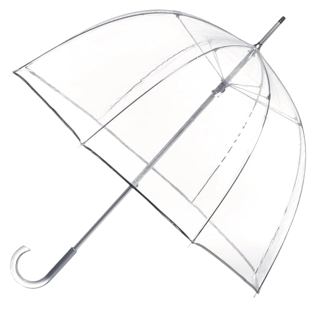Adult Bubble Umbrella with Clear Dome Canopy for Outdoor Rain Use