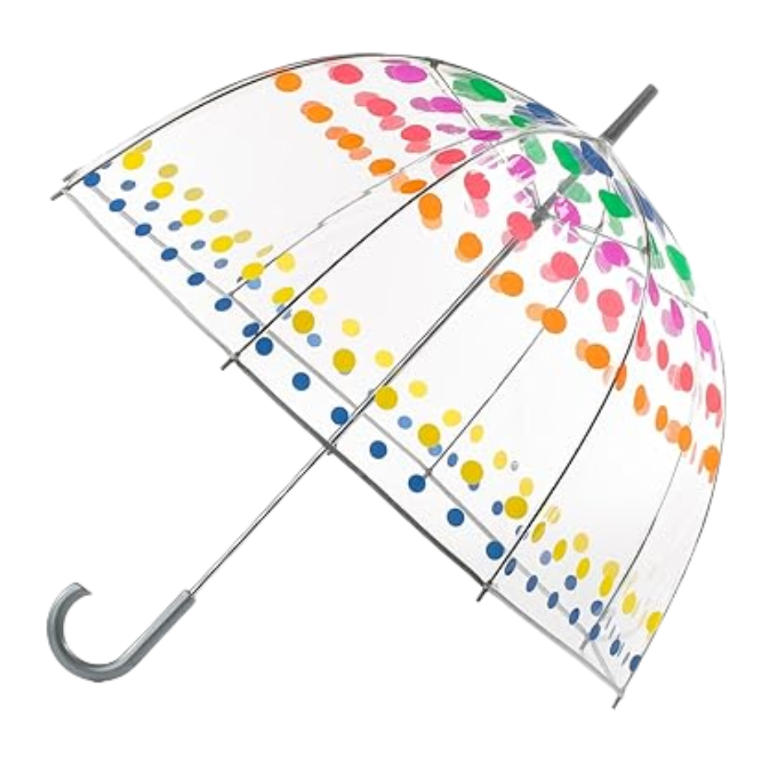 Adult Bubble Umbrella with Clear Dome Canopy for Outdoor Rain Use