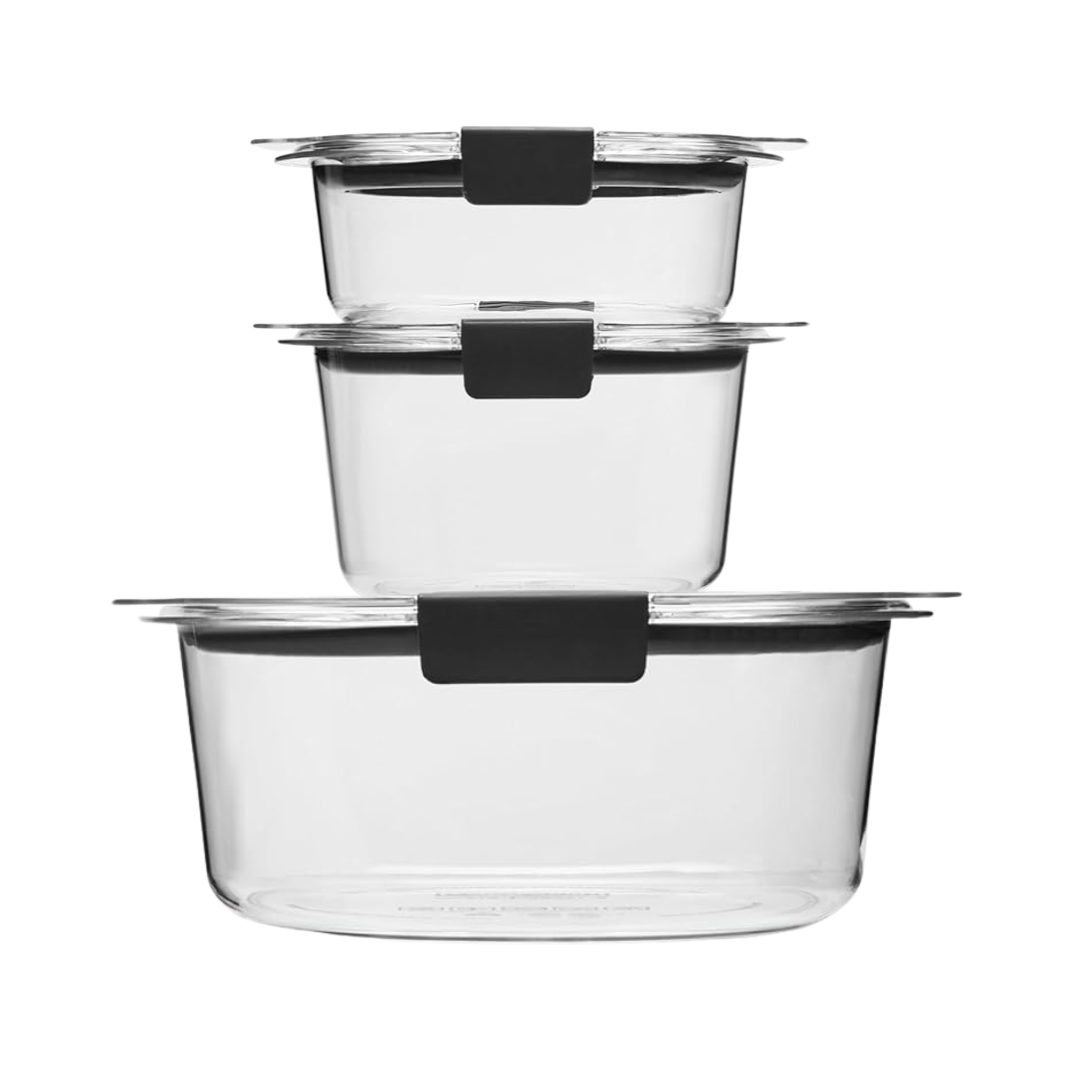 Airtight Food Containers with Lids for Meal Prep and Storage