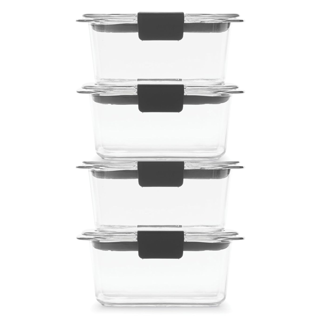 Airtight Food Containers with Lids for Meal Prep and Storage