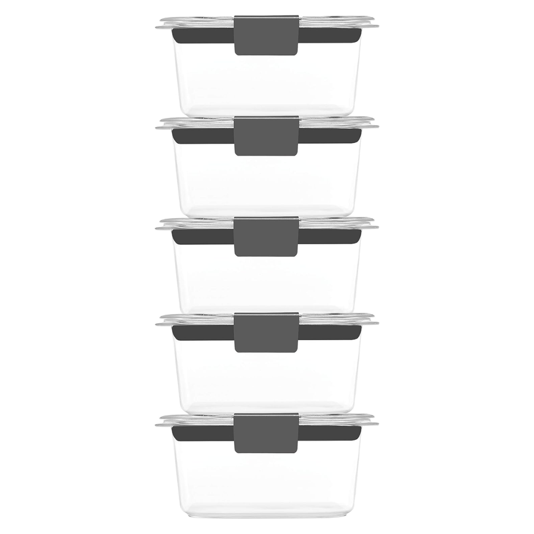 Airtight Food Containers with Lids for Meal Prep and Storage