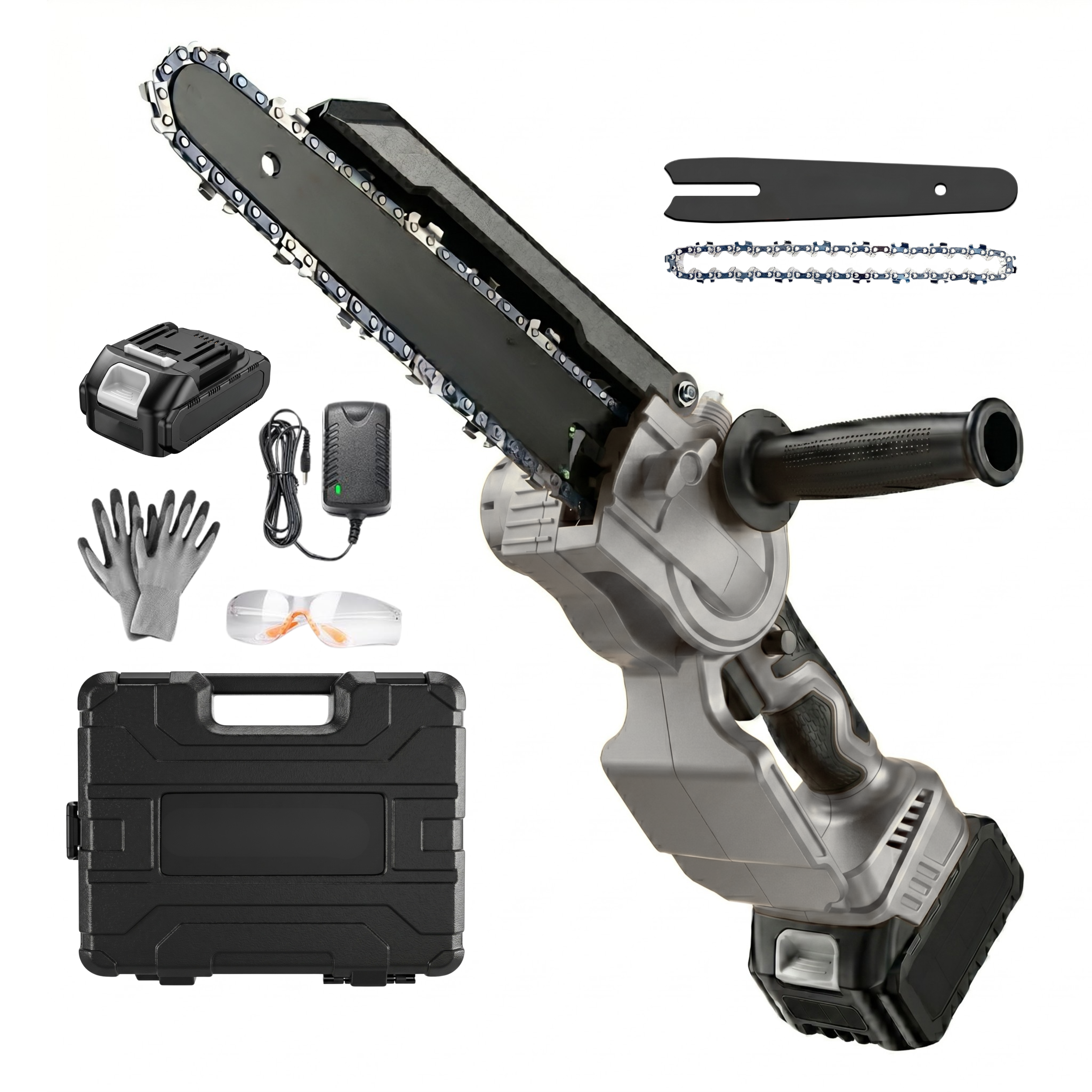 Cordless Battery Mini Chainsaw Chain Speed 32 ft/s Cutting System