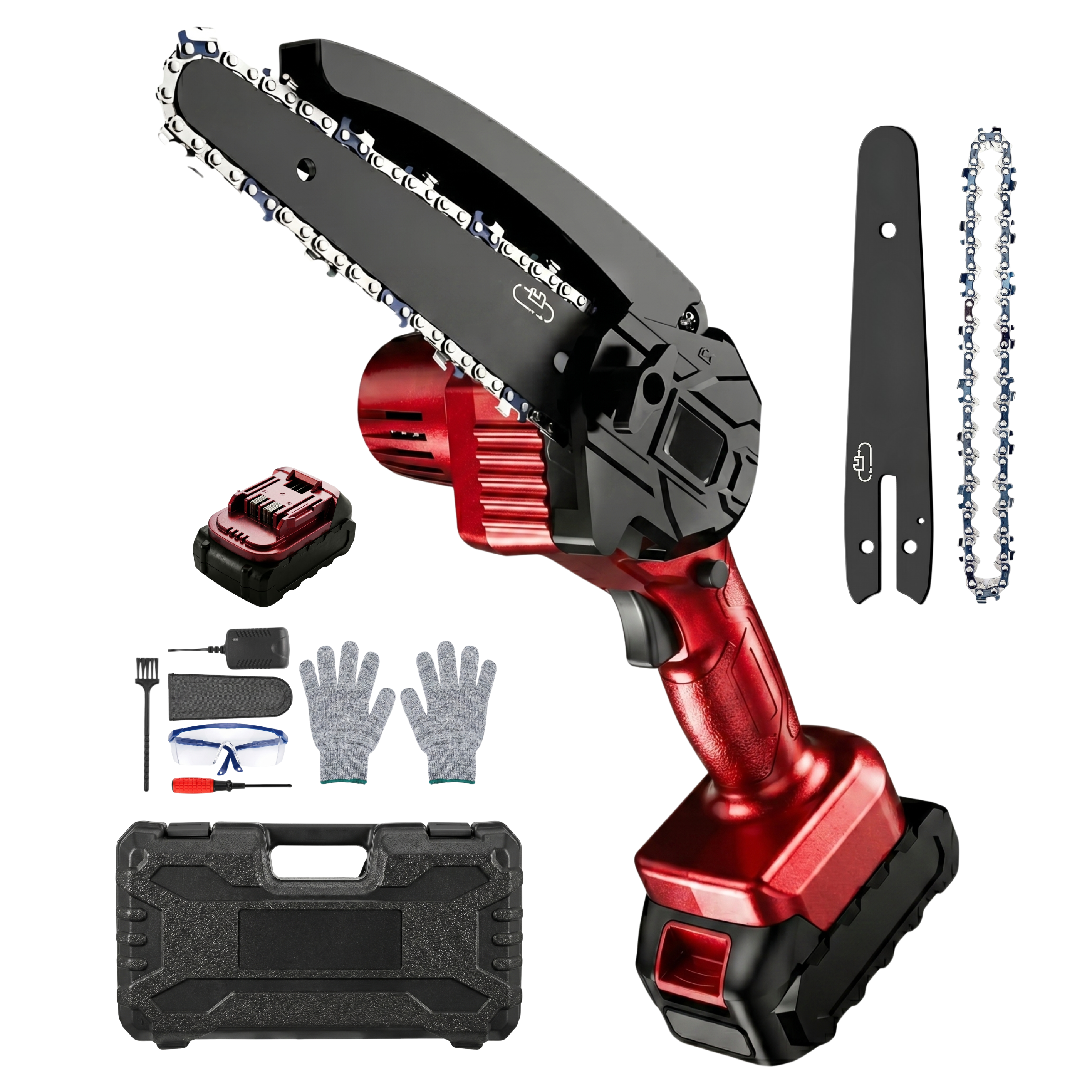 Cordless Mini Chainsaw Battery Powered Automatic Oil Feed System