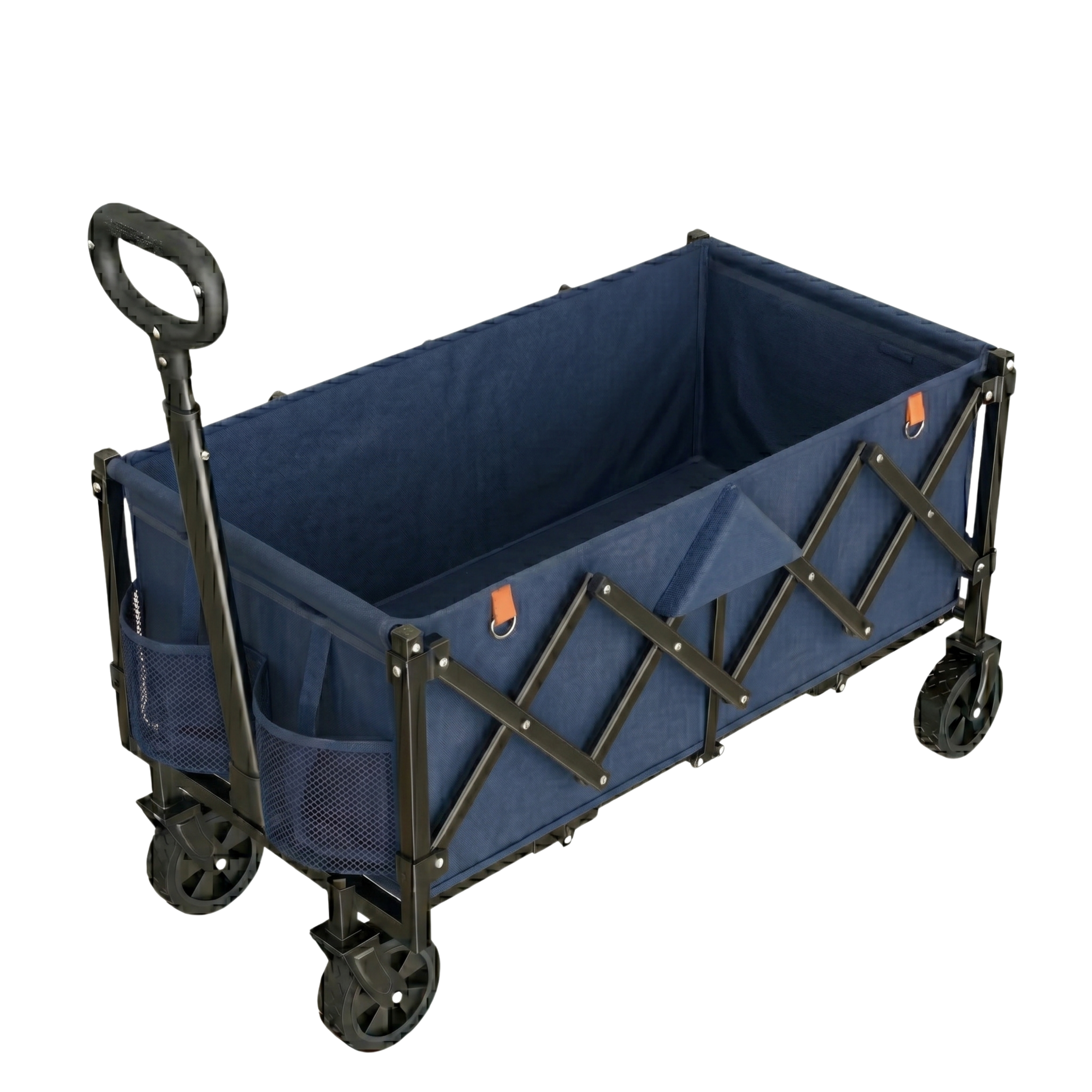 Folding Wagon Cart with Alloy Steel Frame and 360 lb Capacity