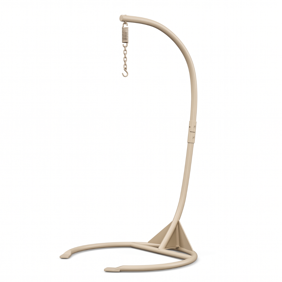 Hammock Chair Stand with 300 lb Capacity C-Shape Steel Frame