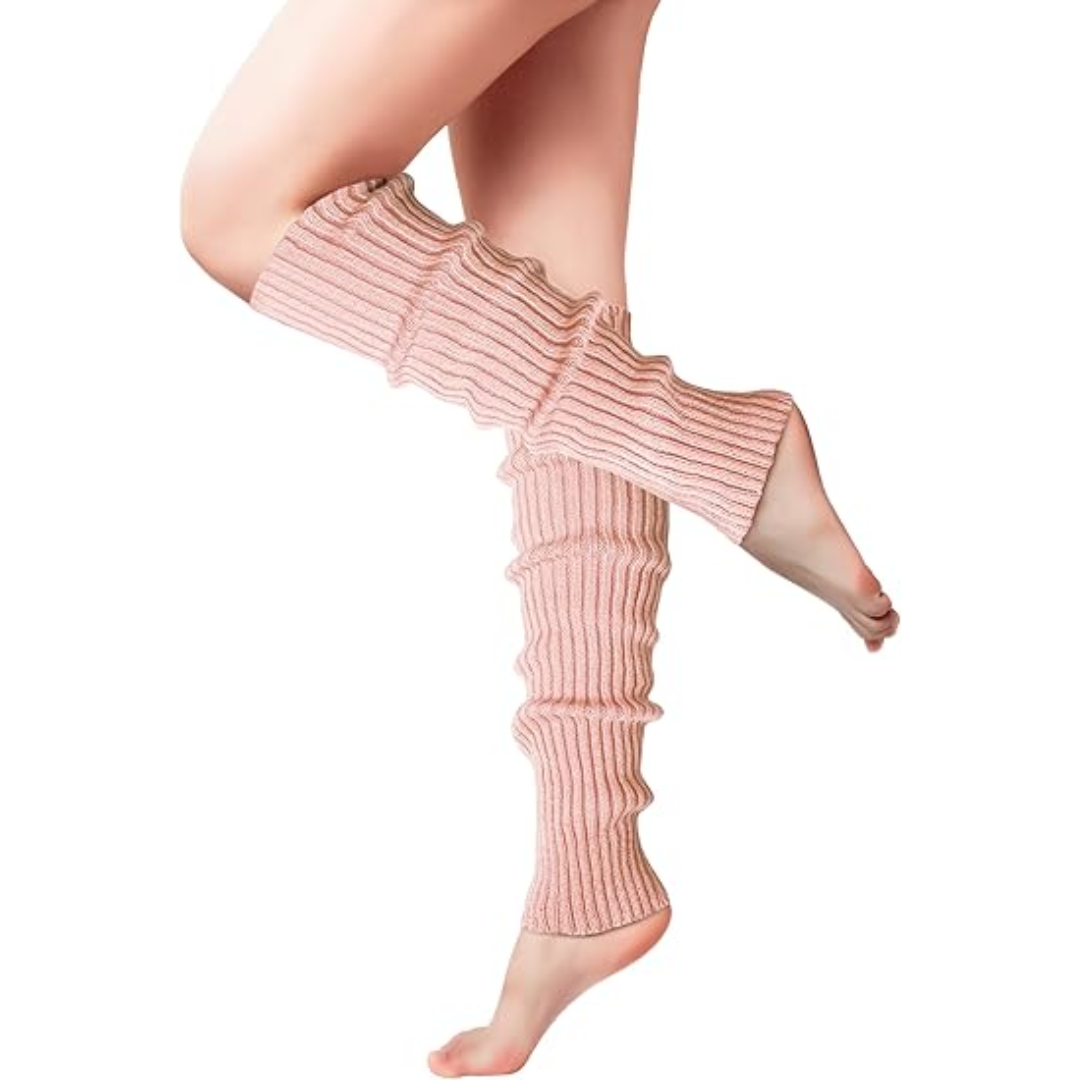 Knitted Leg Warmers for Women 80s Party Dance Yoga Fashion Accessory