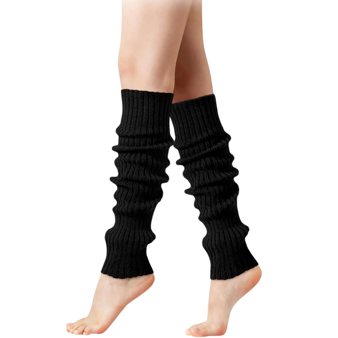 Knitted Leg Warmers for Women 80s Party Dance Yoga Fashion Accessory