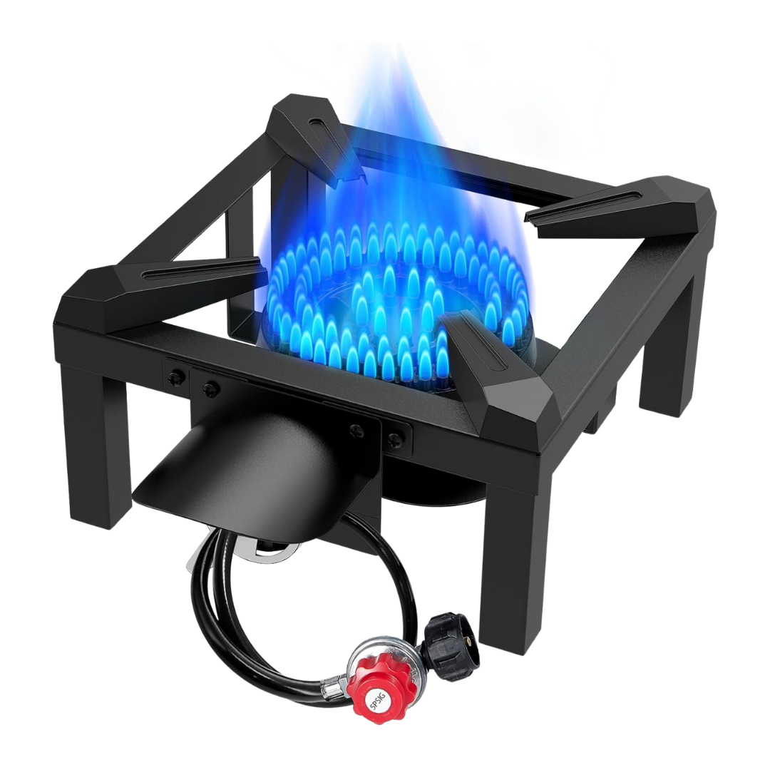Portable Cast Iron Propane Burner Stove for Outdoor Cooking