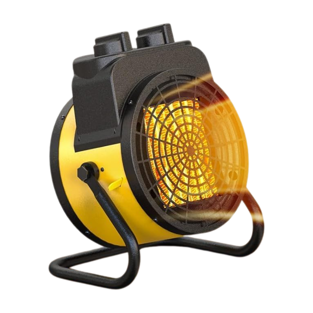 Portable Electric Space Heater with Thermostat and 3 Heat Modes