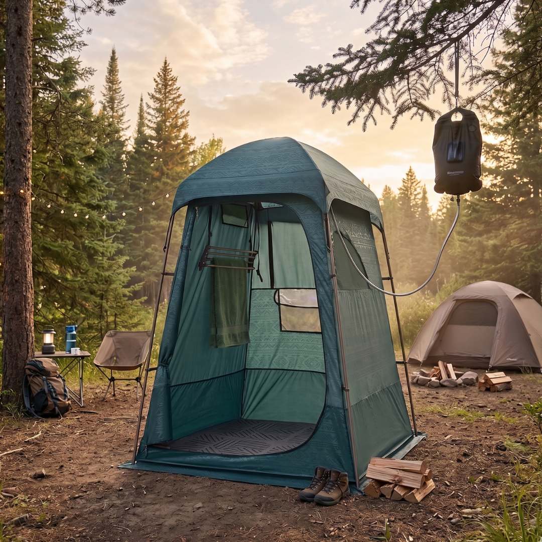 Portable Shower Tent Privacy Shelter Changing Room Outdoor Camping