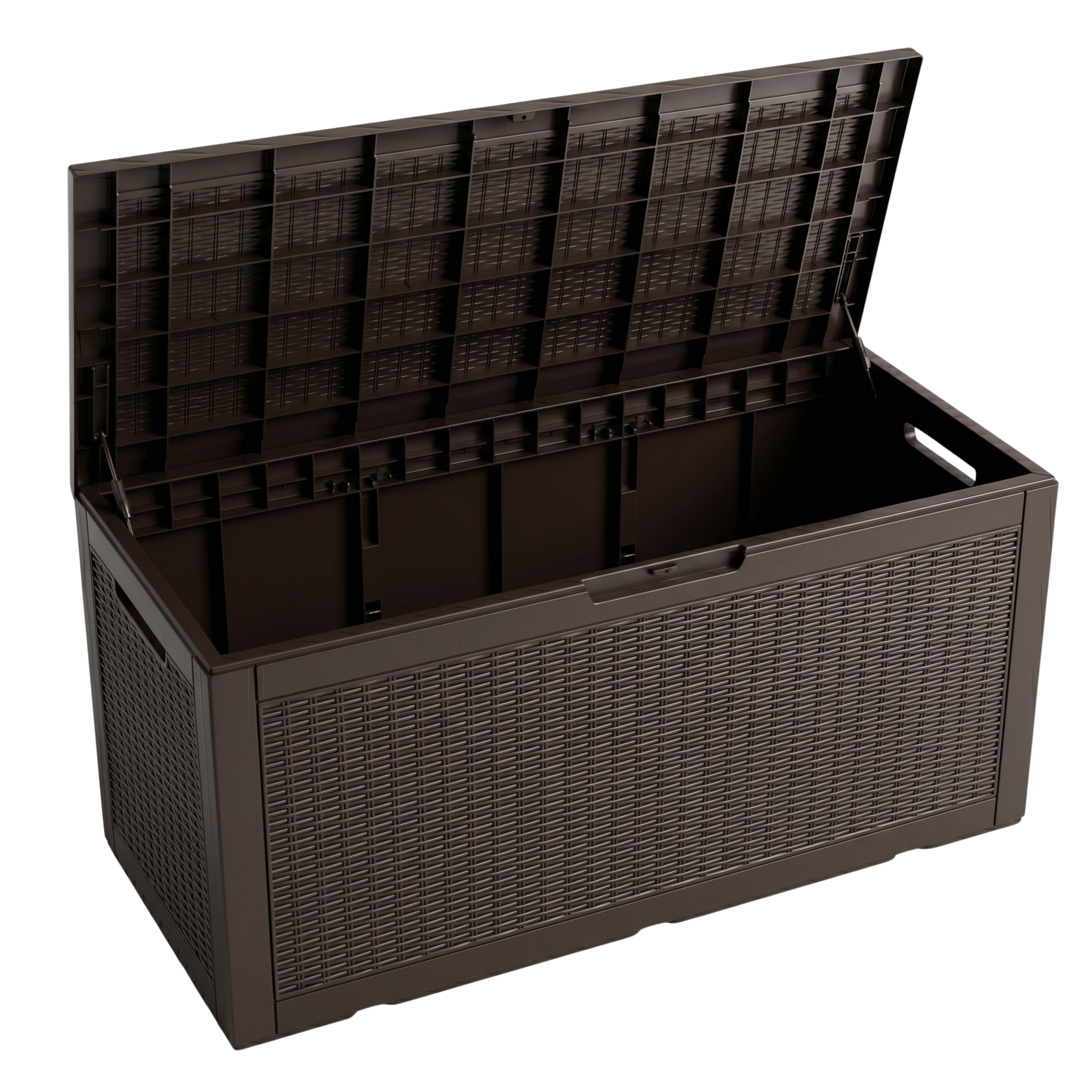 Resin Deck Storage Box 400 Liters Capacity Patio Garden Tool Storage