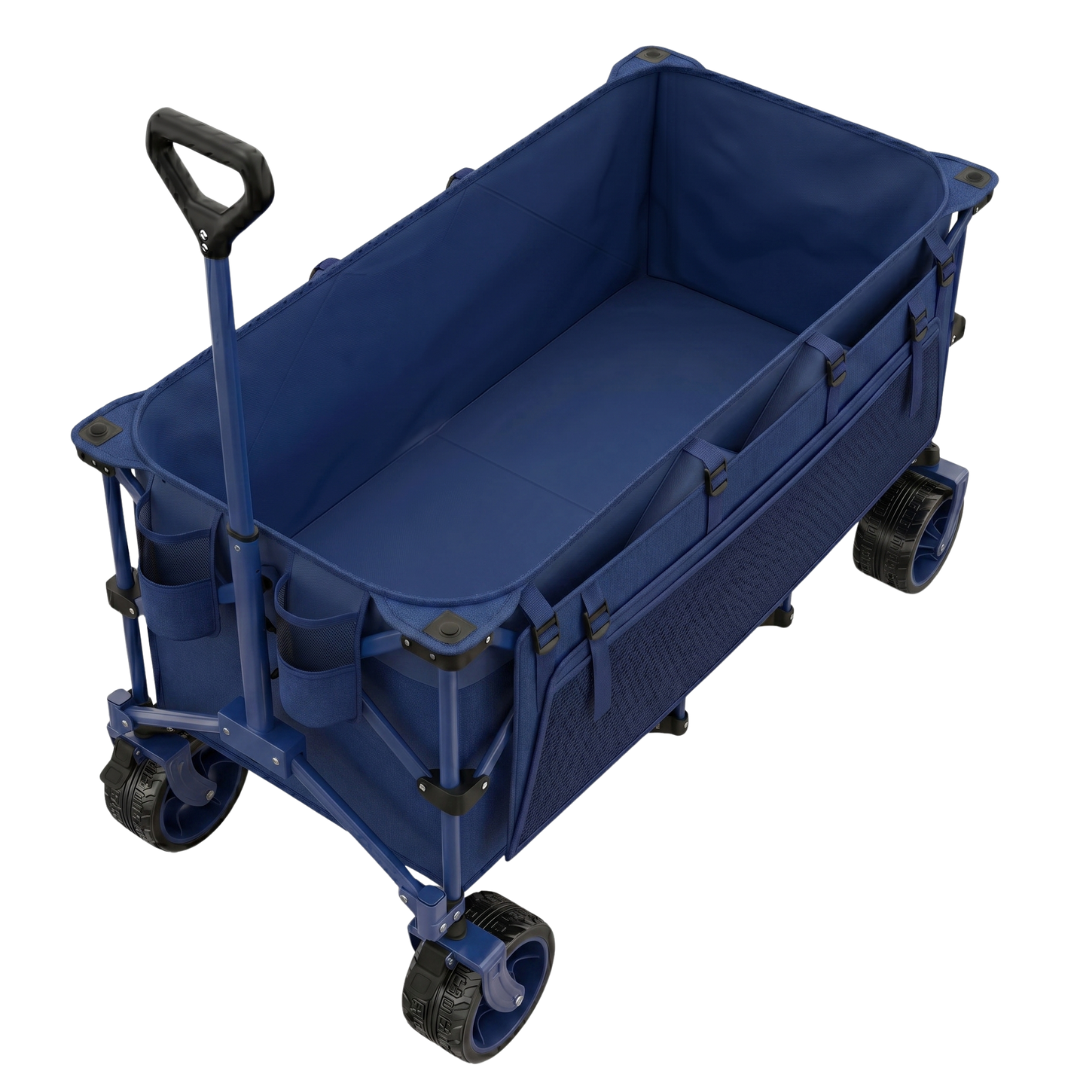 Steel Frame Wagon Cart Folding Storage Unit System 560 lb Capacity