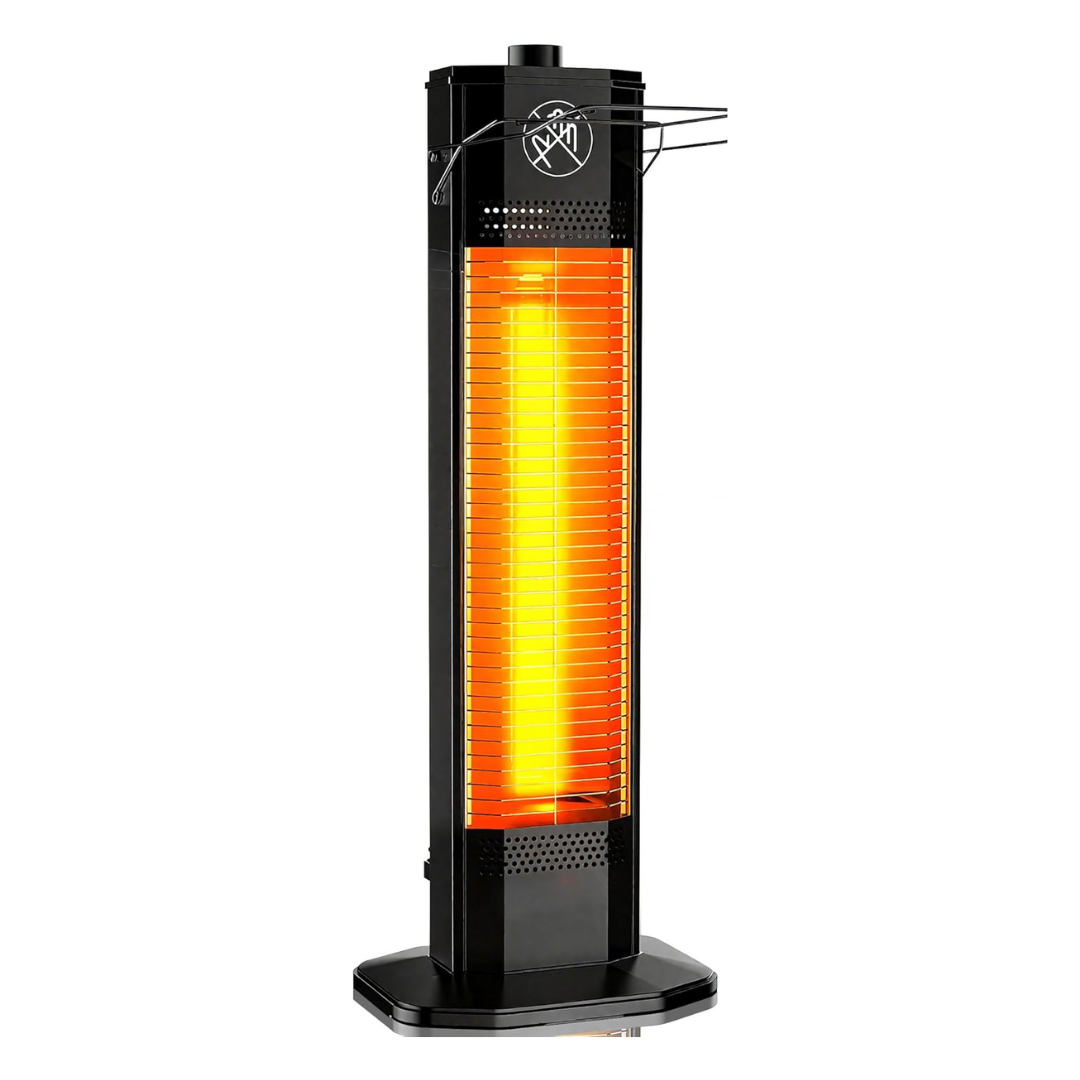 Tower Electric Patio Heater with Heat Levels and Timer Control Remote