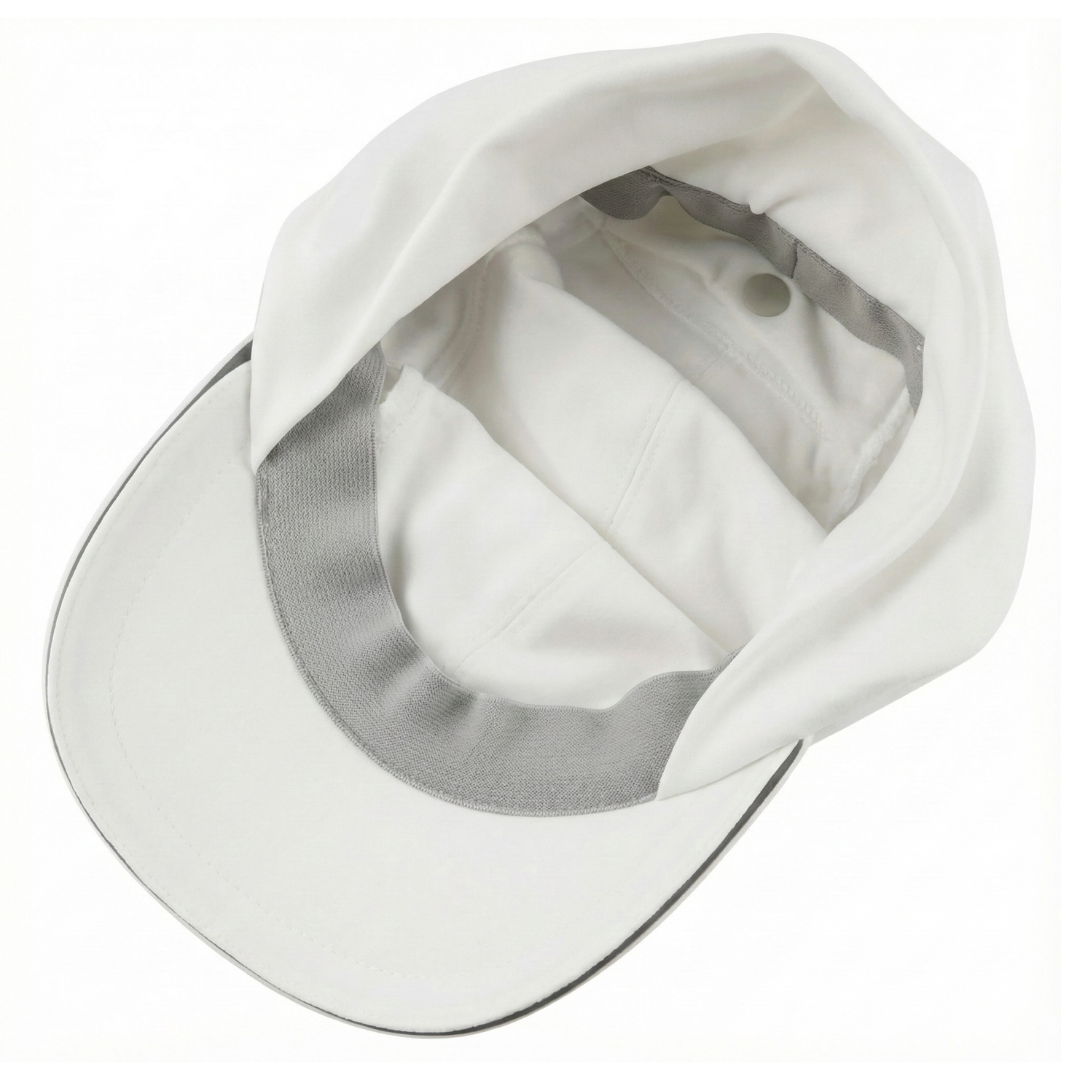 Women's Fleece Ponytail Hat with Ear Warmer and Reflective Trim